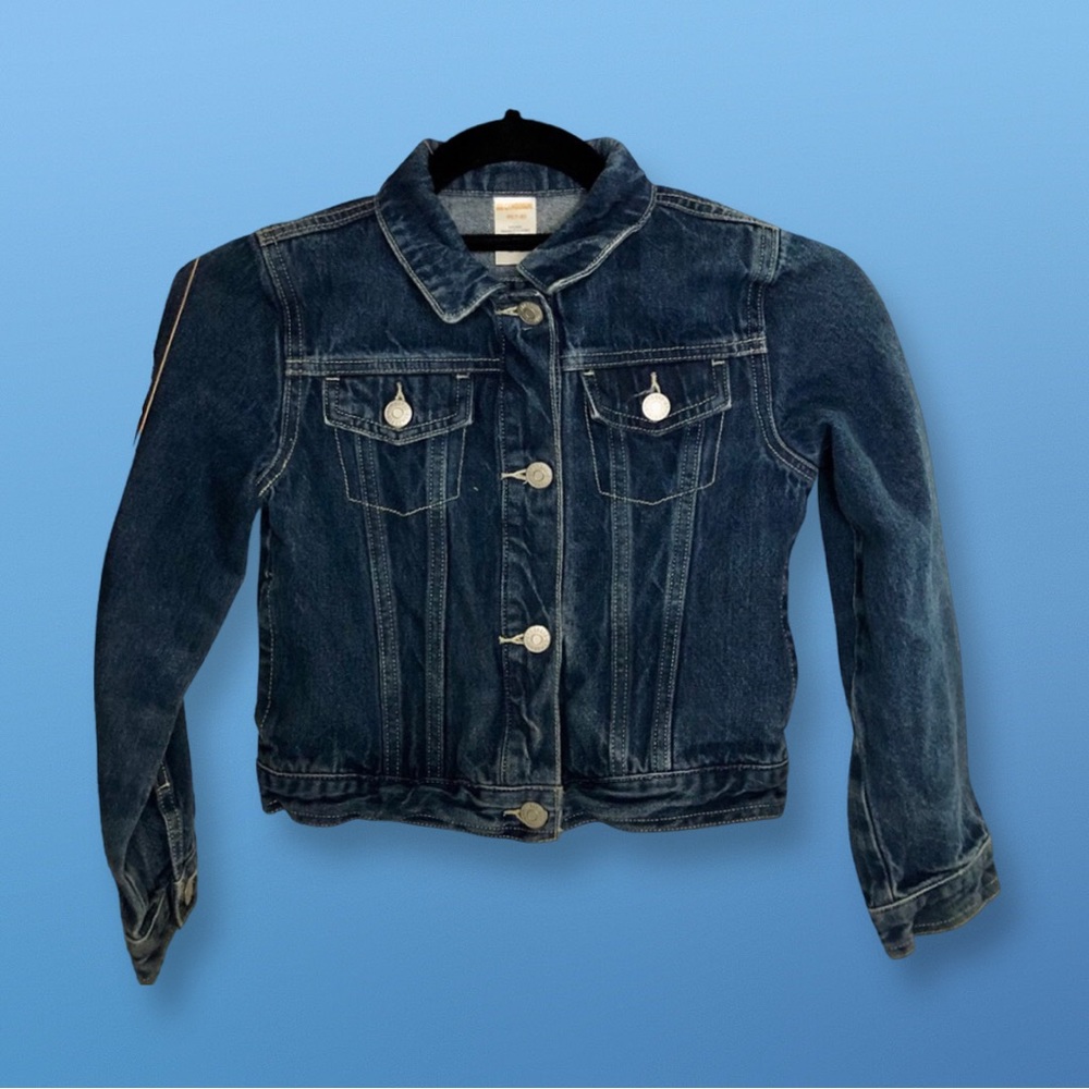 GYMBOREE Jacket Dark wash denim jacket